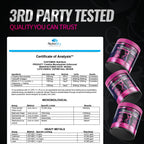 Bold Buns Creatine for Women – Booty Builder Supplement with Collagen & BCAA – Supports Muscle Development, Post-Workout Recovery, Skin Elasticity, Healthy Hair & Nail | Unflavored – 30 Servings