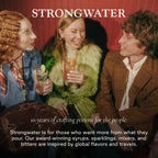 Strongwater Water Rich Demerara Syrup - Makes 16 Cocktails - Demerara Cocktail Syrup Handmade in USA with Filtered Rocky Mountain Water, Sugar, Simply Mix with