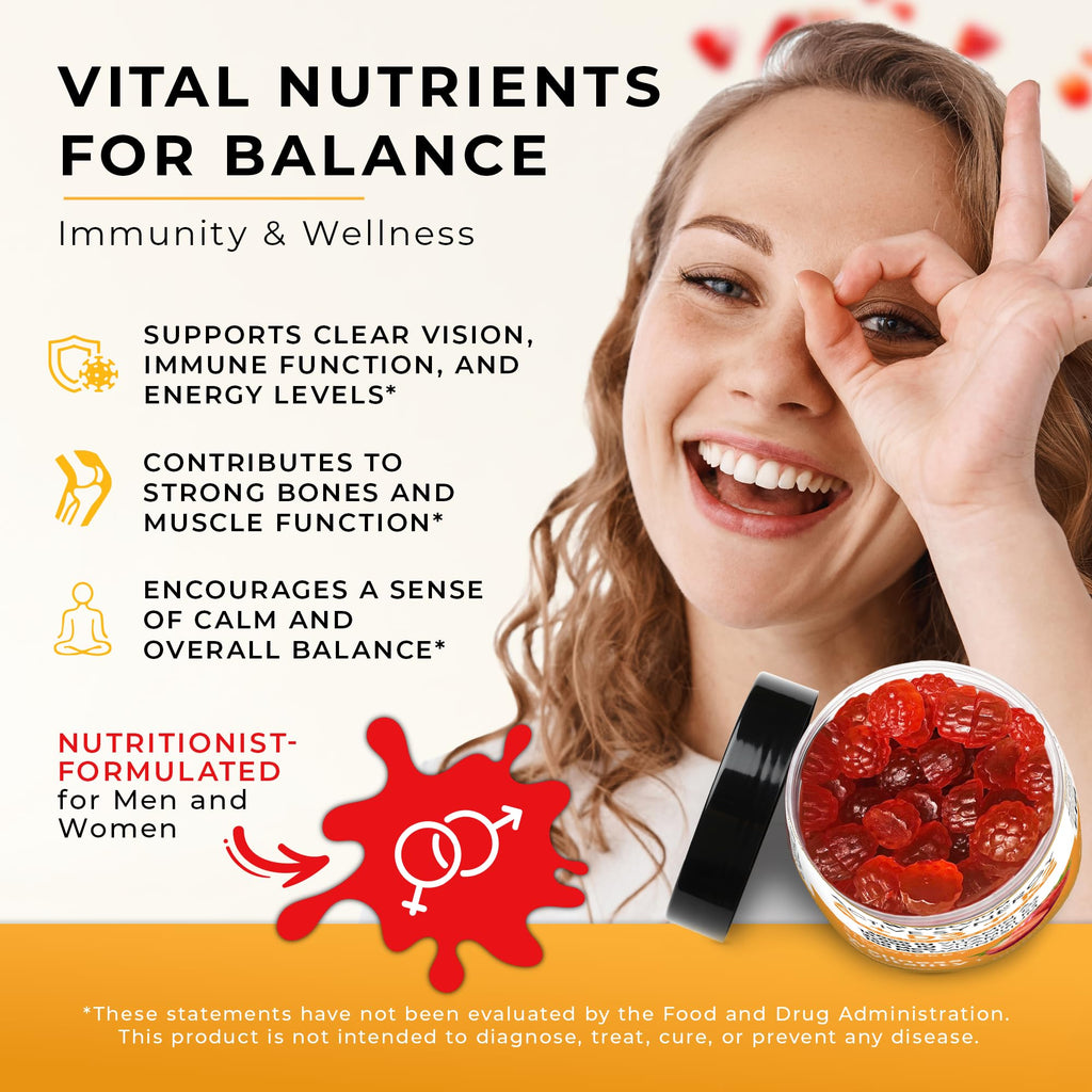 WELVIUM Vitamin D3 K2 Gummies 10000 IU with Magnesium Glycinate, Calcium, B12, K2 MK-7, Vitamins A, E, Lutein, Zeaxanthin - ADK Chewable Supplement for Bone, Eye, Immune Support - D3K2 Gummies