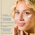 COTZ Sensitive Non-Tinted Zinc Oxide Mineral Sunscreen for Body and Face; Broad Spectrum SPF 40; 3.5 oz / 100 g
