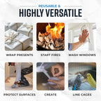 Bryco Goods 24" x 36" Newsprint Packing Paper Sheets for Moving | 320 Sheets | 20lb | Made in USA | Newspaper Paper | Must Have in Your Shipping Supplies