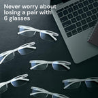 Gaoye Executive Style Reading Glasses Men - Durable Readers with Blue Light Filtering - Comfortable Fit with TR90 Frames