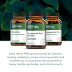 GAIA HERBS PRO Berberine Metabolic - Supplement Supplement with Berberine HCI - Vegan, Gluten-Free, Soy-Free - 60 Capsules (60 Servings)