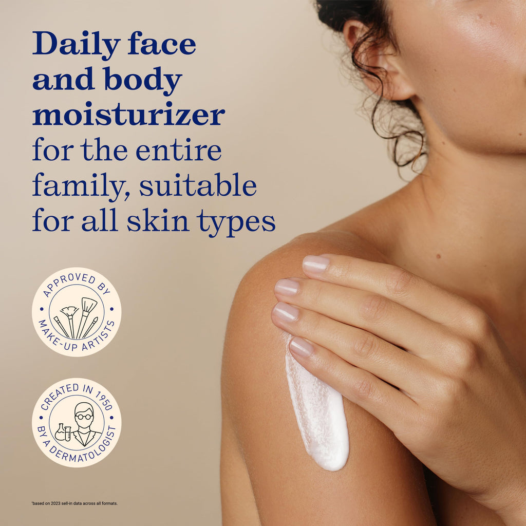 Embryolisse Lait Creme Fluid+ Face & Body Cream. Natural Lightweight Moisturizer for All Skin Types. Hydrating Lotion with Shea Butter & Aloe Vera, 2.54 Fl Oz