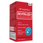 Health Plus Revitalize+ CoreBiome Butyrate Postbiotic for Complete Digestive Health, Leaky Gut & Colon | Gut Health Supplement for Men & Women | 60 Capsules, 30 Servings