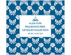 ALIDA PURE Fragrance Free Lip Balm, Vegan Set, Unscented, No Flavor, Beeswax Free, Organic Jojoba and, Avocado Oil, Vitamin E, Natural Moisturizer for Dry, Chapped, or Cracked Lips, 5 Tube Set