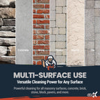 RadonSeal Clay-X Red Clay Stain Remover for Concrete, Brick & Masonry