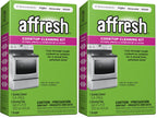 Affresh Cooktop Cleaning Kit, Safe for Glass & Ceramic Cooktops, Includes 5 oz cleaner, 5 pads, 1 scraper (Pack of 2)