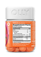 OLLY Laser Focus Gummy, Ginseng, Alpha GPC, B Vitamins, Berry Tangerine Flavor - 36 Count (Pack of 2)