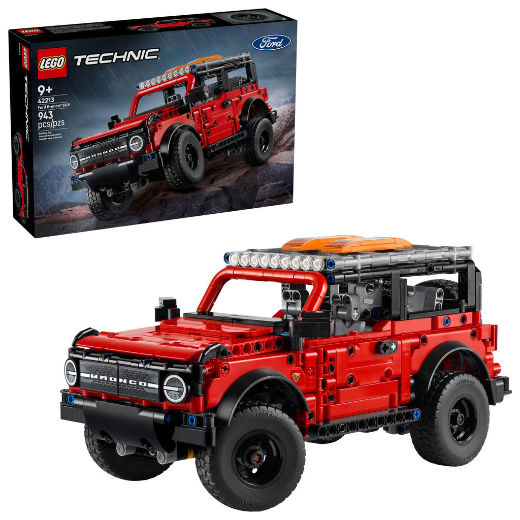 LEGO Technic Ford Bronco Kids Toy Car - Building Toy for Boys and Girls, Ages 10+ - Car Toy and Model Kit - Makes a Cool Birthday Gift for Kids - Authentic Ford Bronco Trim & Details - 42213