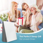 DiffPacky Wedge Pillow, 8 inch Bed Wedge Pillow for Sleeping & Resting, Cooling Memory Foam Incline Pillow for Adults Seniors, Back Support and Leg Elevation, Ideal for Couch, Bedroom & Living Room