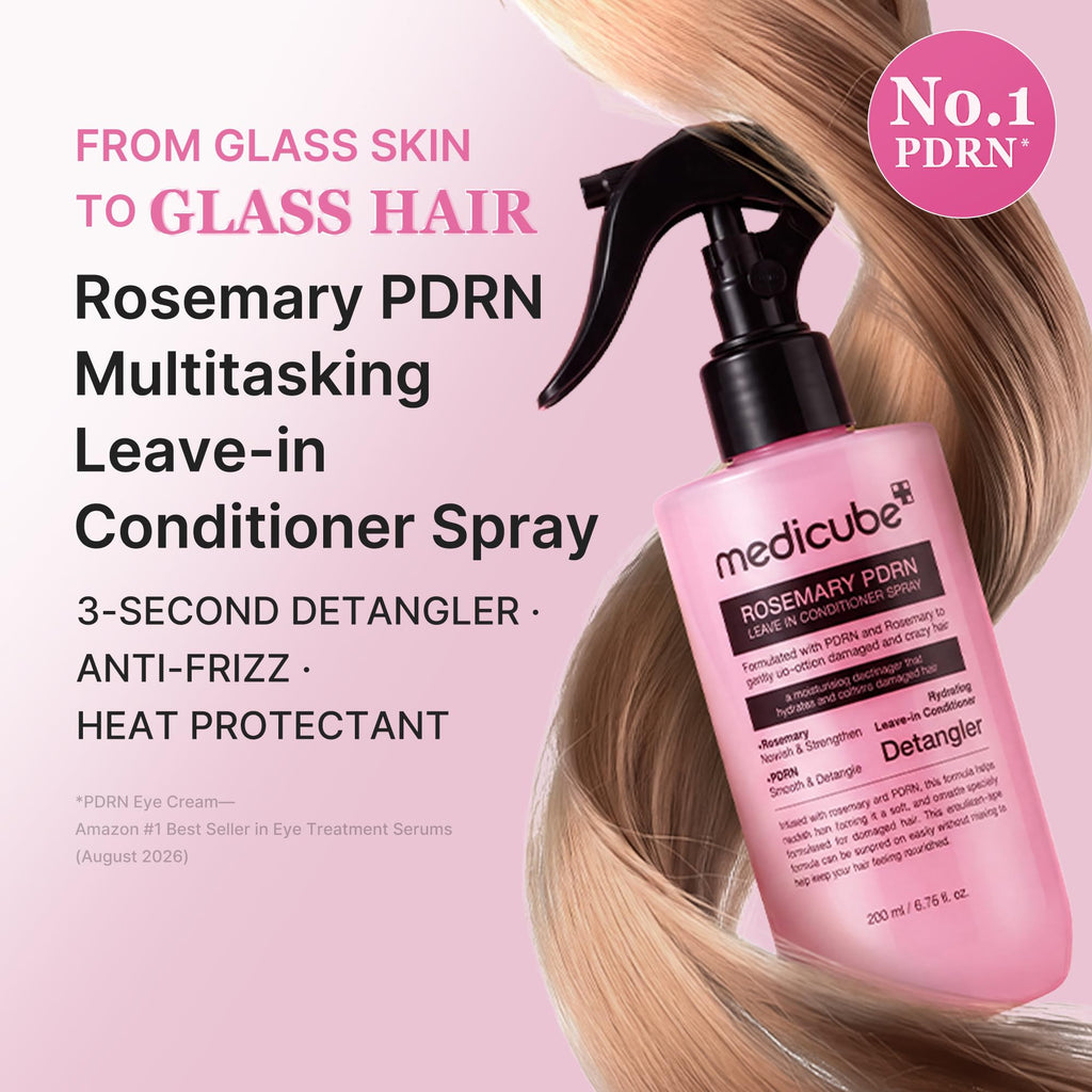medicube Rosemary PDRN Leave in Conditioner Spray, Do-It-All Detangler
