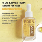 YouthVibe 0.5% PDRN Serum for Face, Anti-Aging Salmon DNA Face Serum with Hyaluronic Acid + Niacinamide + Squalane, Firming & Hydrating, Helps Smooth the Look of Fine Lines & Wrinkles, 30mL