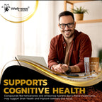 WELLNESS LABSRX Mushroom Powder, 25 in 1 Mushrooms Supplement - 2000mg, 25 Superfood Mishroom Lions Mane Powder with Chaga, Shiitake, Cordyceps, Reishi - Lion's Mane Mushroom - 120 Servings