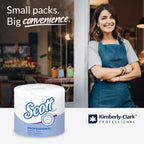 Scott Professional Standard Roll Toilet Paper, Bulk (48040), 2-Ply, Elevated Design, White, Individually Wrapped (40 Rolls of 550 Sheets, 22,000 Sheet Total)
