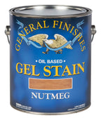 General Finishes Oil Base Gel Stain, 1 Gallon, Nutmeg