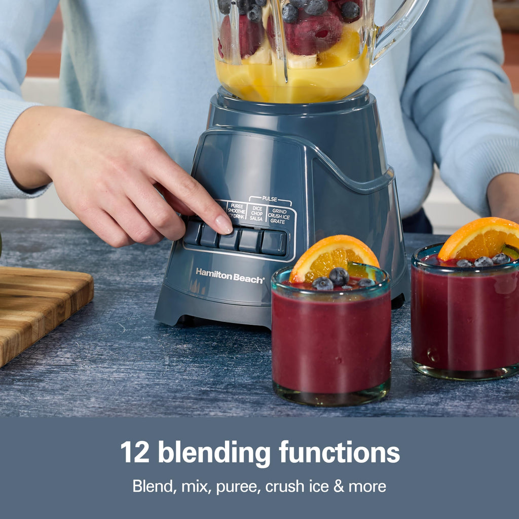 Hamilton Beach Power Elite Blender For Smoothies With Wave Action System