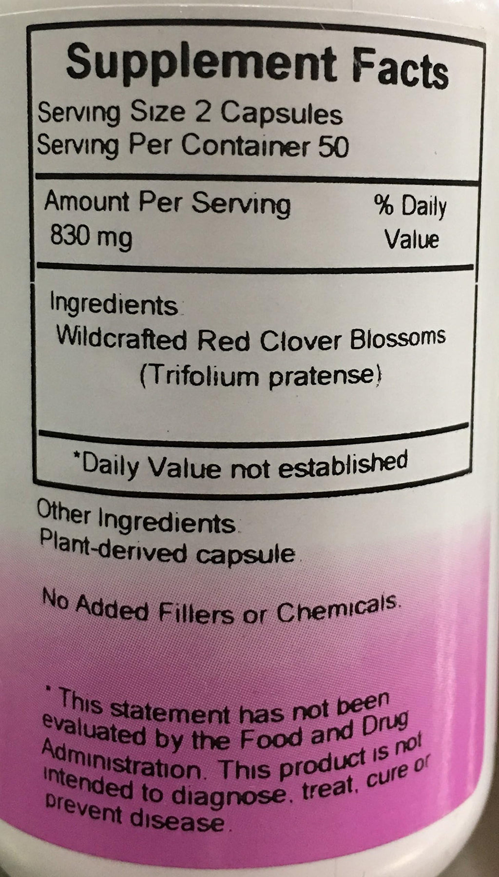 Red Clover Blossoms Dr. Christopher 100 VCaps