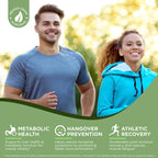 Restorio™ Metabolic Health Support Capsules - Liver & Inflammation Support - Hangover Prevention - Exercise Recovery - 120 Capsules