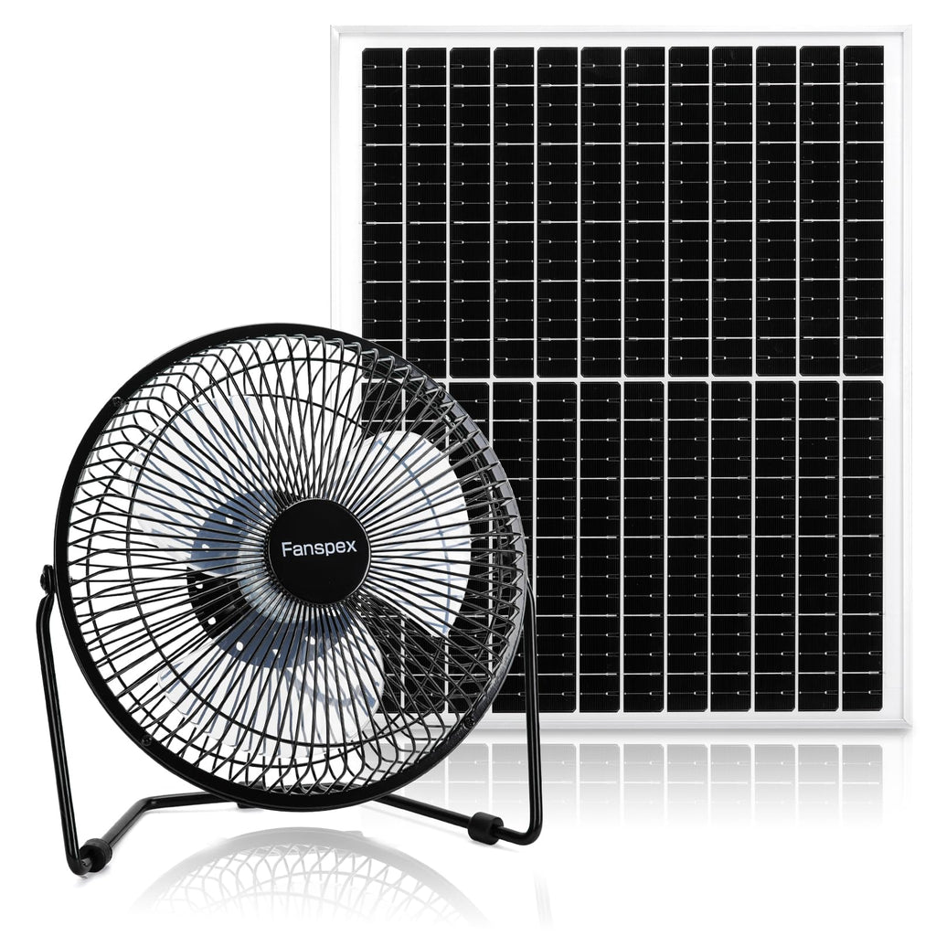 Fanspex 8" Solar Fan for Outdoor Chicken Coop, Small Greenhouse & Dog House