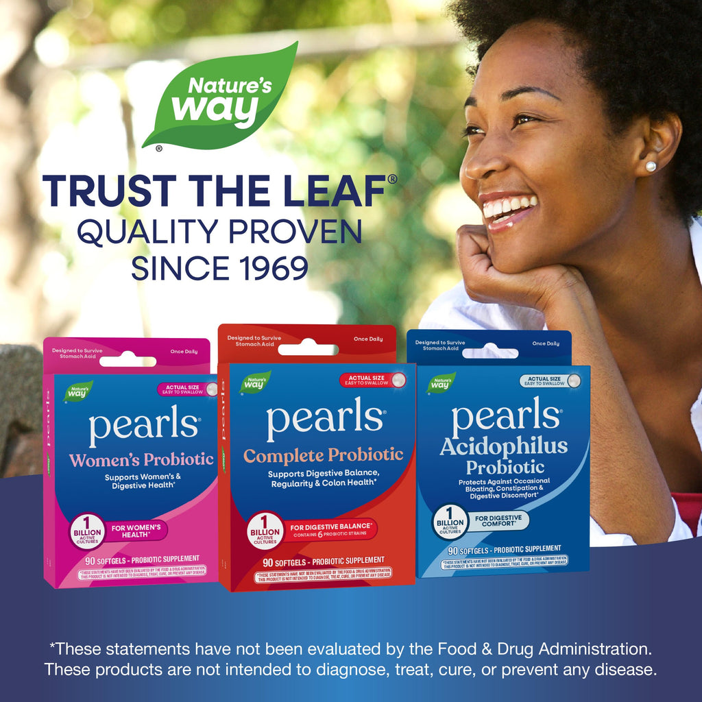 Nature's Way Probiotic Pearls Complete, 1 Billion Live Cultures, 90 Softgels (Packaging May Vary)