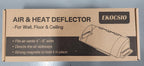 4 Pack Transparent Adjustable Air Deflector for Vents, Sidewalls and Ceiling Registers, 8.5" to 15"