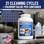 8LB Boil-Out Whiz Deep Fryer Cleaner - Degreaser Powder for Commercial Kitchen Cleaning Oil Saver - Deep Fryer Pot & Coil Safe - Extend Oil Life, Save Time & Energy - by FryOilSaver Co