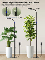 GLOWRIUM Smart Grow Light for Indoor Plants, Full Spectrum LED Plant Light