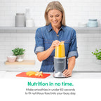 nutribullet Personal Blender, 600W, 24oz Cup, 18 oz Cup, NBR-0601WM