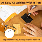 Resparked Customizer Engraving Pen Ultimate Cordless Portable Tool for Artists & DIYers - Engrave 50+ Surfaces - Beginner Friendly - Rechargeable - Free 30 Bits & Mastery Guide