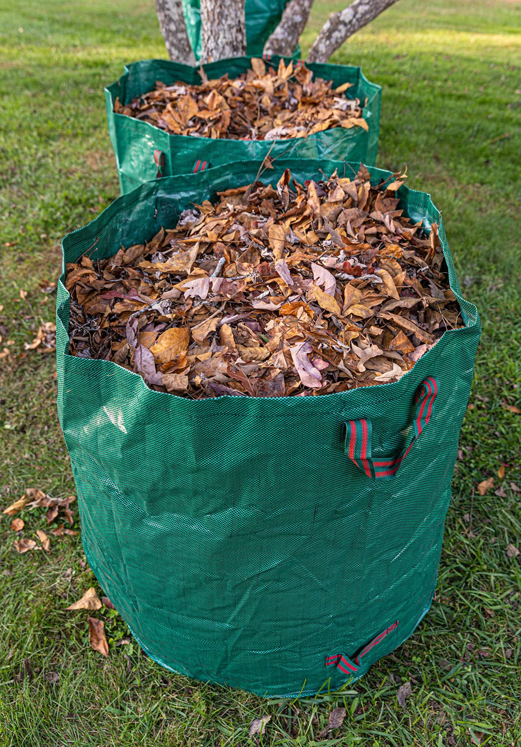 Gardzen 3 Pack 72 Gallon Garden Waste Bags Reusable Heavy Duty