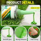 Threlaco 4 Tubes Turf Glue for Artificial Grass 10 oz Artificial Turf Tape Grass Paint Concentrate Glue Carpet Adhesive for Synthetic Surfaces(No Caulk Gun)