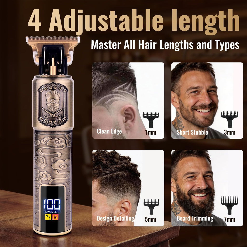 Ufree Electric Foil Shaver and Beard Trimmer Men, Electric Shavers Razor Hair Clippers for Mens Rechargeable Cordless, Mens Grooming Kit with 4 Guards, Close Shave, Gifts for Men