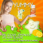VAL Magnesium for Kids | High-Absorption Magnesium for Calm, Relaxation & Focus | Mg Glycinate, Citrate & Taurate | with Vitamin B6, D & C | Sugar-Free, Non-GMO | Lemonade | 60 Chewable Tablets