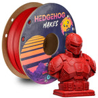 Polymaker Galaxy PLA Filament Hedgehog Makes Galaxy Red 1.75mm 1kg 3D Printer Filament, PolyLite Twinkling 3D Printing Filament