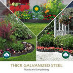 Dyna-Living 40 x 6 Inch Metal Edging for Landscaping 6 Pack Garden Edging