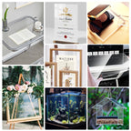 KINLINK 12x16 Plexiglass Sheets 1/8 inch Thick, 3mm Clear PET Acrylic Sheets Plastic Sheet for DIY Project, Craft, Table top, Picture Frame, Acrylic Sign and Wedding Invitation 2 Pack