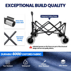 X800 Heavy Duty Beach Wagon with Flat-Free 9x4 PU Wheels