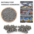 100 Pieces 1/2"(0.5'') Steel Bearing Balls Precision Bearing Steel Ball Assortment Kit(13mm)