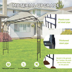 RUCOIN 25MM Thickened Garden Arch Trellis – 157"(L) x 105"(H) Arbor