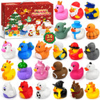 Advent Calendar 2026 Rubber Duck Advent Calendar 24 Days of Christmas Countdown Toys for Kids Boys and Girls Christmas Party Favors Gifts