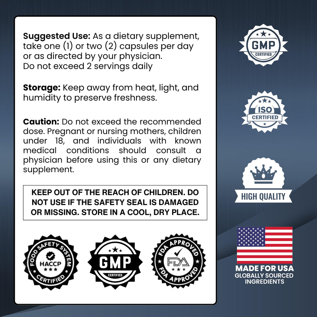 Original Neuro Salt Advanced Capsule, Advance Premium Formula, Natural Ingredients for Overall Health & Balanced Healthy Lifestyle | Official Neurosalt | 60 Capsules Each Bottle (Pack of 3)