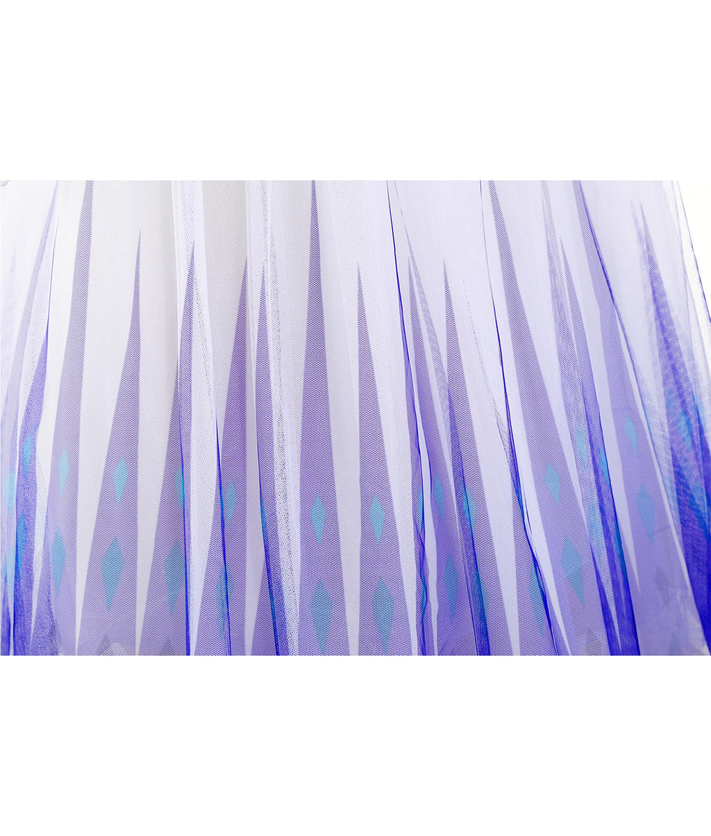 Aoiviss Girls Princess Costumes Snow Queen Princess Fancy Dress Up Clothes