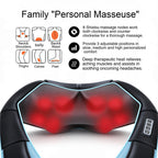 Mo Cuishle Women Men Gifts, Shiatsu Back Shoulder & Neck Massager with Heat