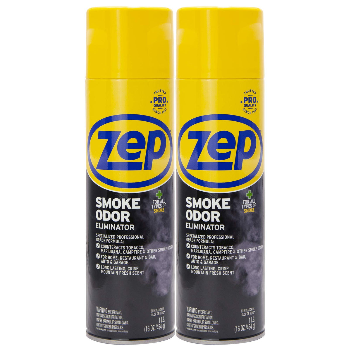 Smoke Odor Eliminator, Fresh Scent, 16 oz, Spray Can, Sold as 2 Pack