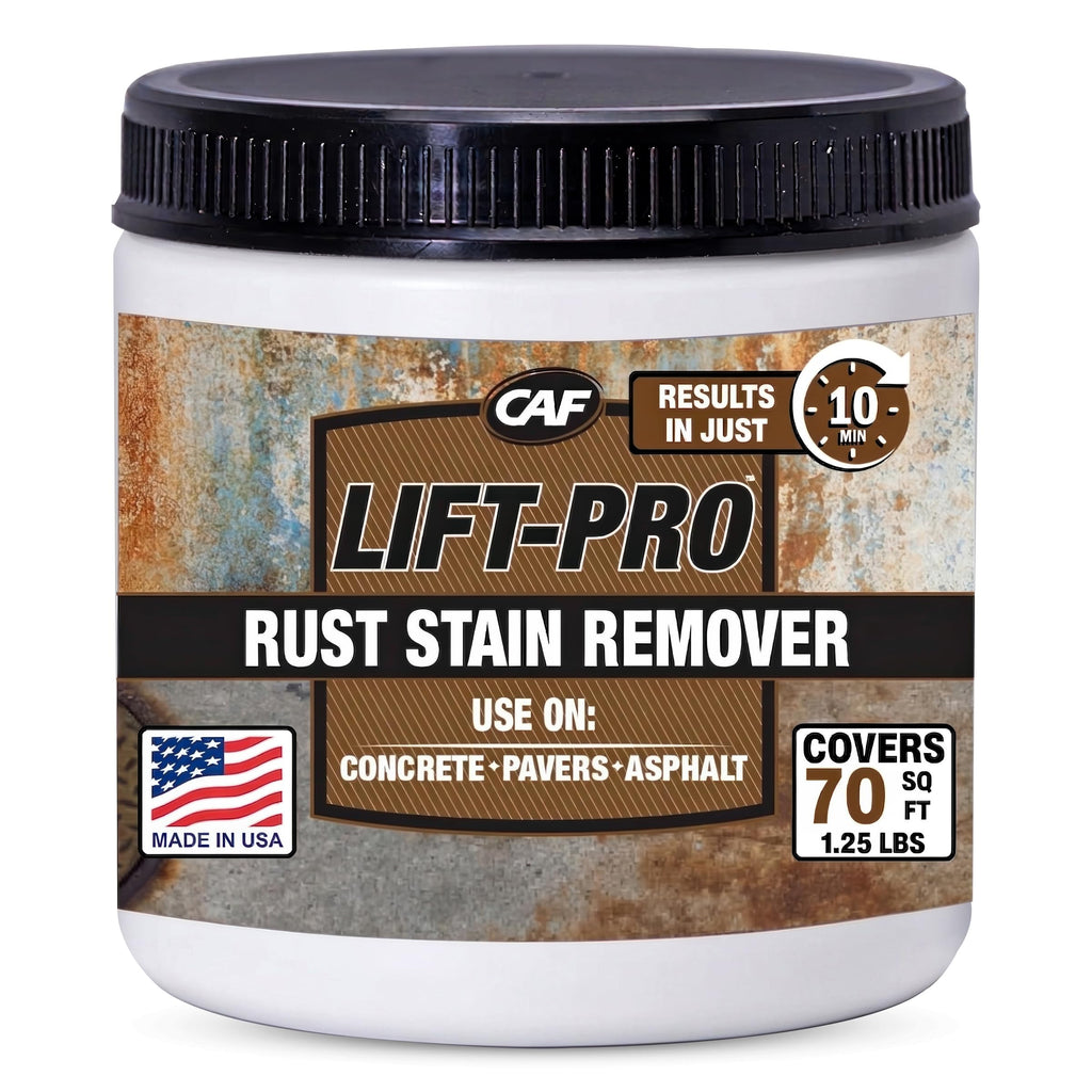 CAF Lift Pro | Rust Remover Concentrate | Concrete, Pavers, Brick, Tile