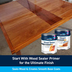 TotalBoat Gleam Marine Spar Varnish, Gloss and Satin Polyurethane Finish for Wood, Boats and Outdoor Furniture (Gloss Quart)