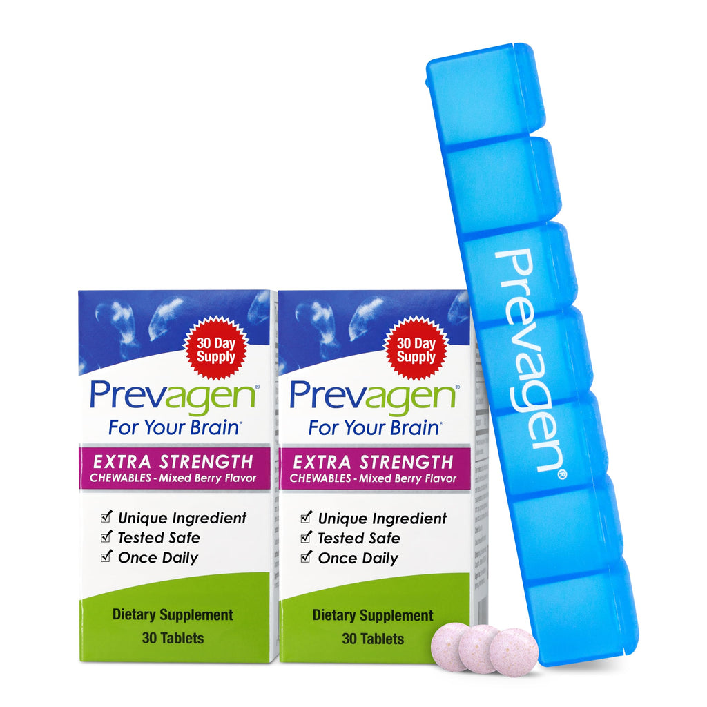 Prevagen Extra Strength - 60 Mixed Berry Chewables (2 Month Supply) 20mg of Apoaequorin Plus Vitamin D3