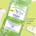Vagisil Wipes for All Over Cleaning, Health Detox, Formulated with Essential Oils, 20 Wipes in a Re-Sealable Pouch (Pack of 1)