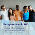 Superior Source No Shot Vitamin B12 Methylcobalamin 2,500 mcg, Quick Dissolve MicroLingual Tablets, 90 Count, Active Form of B12, Supports Energy Production, Nervous System Support, Non-GMO